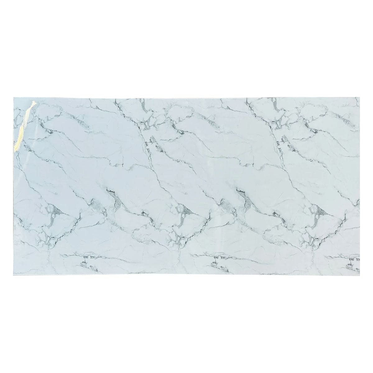 Carrara Marble Effect Wall Panel (244 x 122 cm)