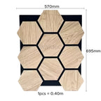 Hexagon Panel - Natural Aura (57 x 69.5 cm)
