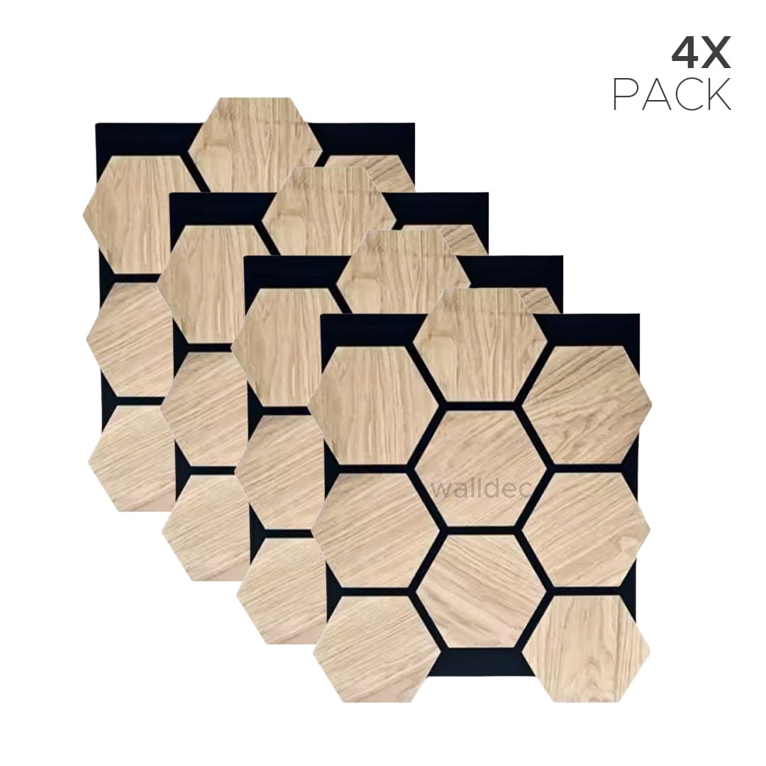 Hexagon Panel - Natural Aura (57 x 69.5 cm)