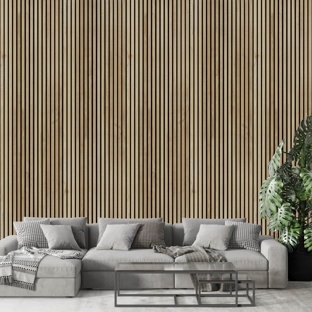 Natural Oak Wall Panel (240 x 60 cm)