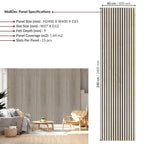 Arden Oak Acoustic Wall Panel (240 x 60 cm)