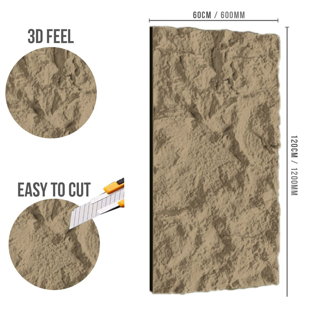 North Stone Rock Effect Wall Panels 120x60cm