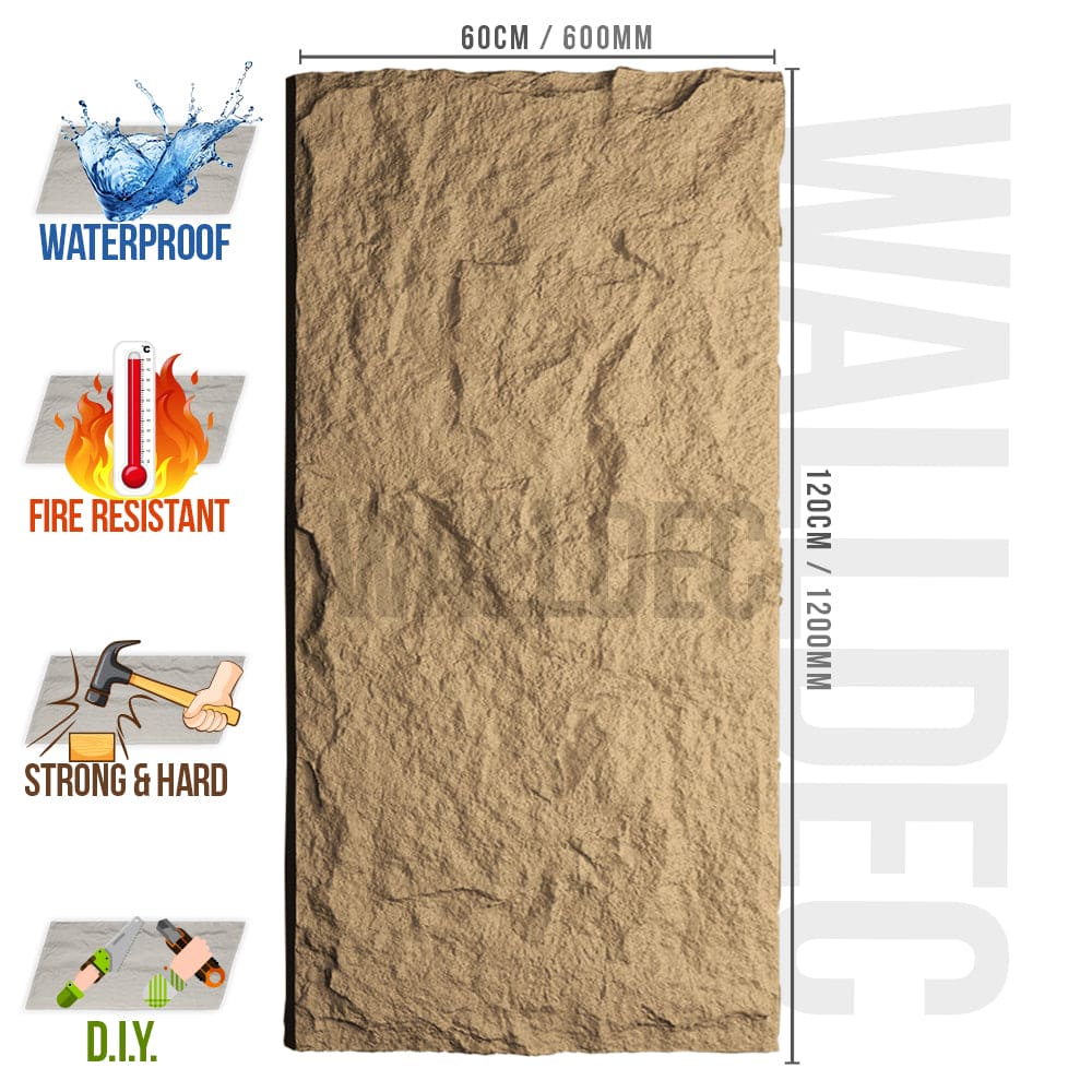 Colosseum Stone Effect Wall Panels 120x60cm