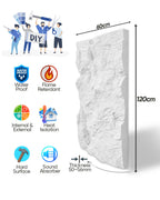 Iceberg Rock Stone Effect Wall Panels 120x60cm (47.24" x 23.62")