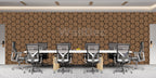 Hexagon Panel - Walnut Dream (57 x 69.5 cm)