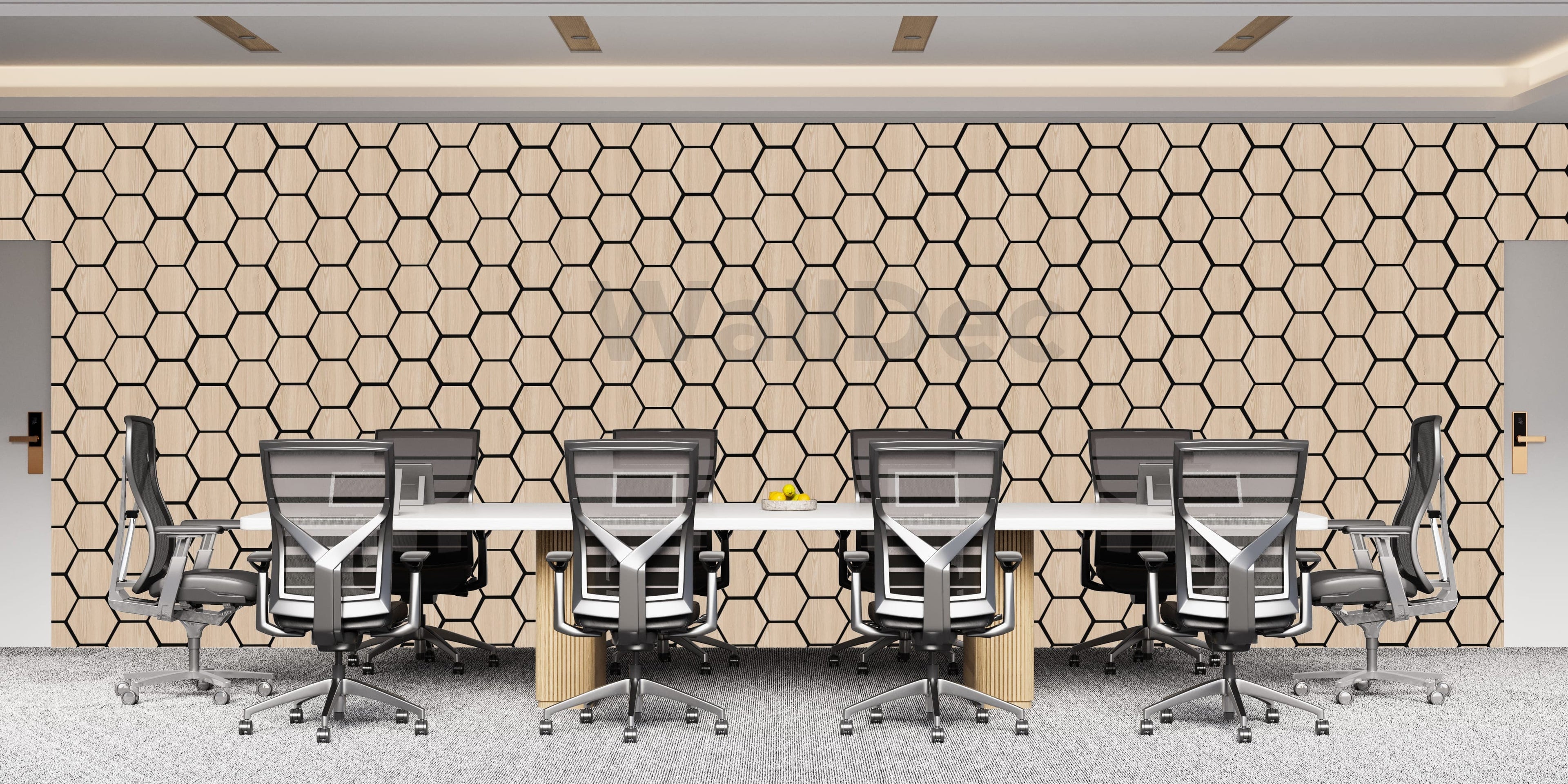 Hexagon Panel - Natural Aura (57 x 69.5 cm)