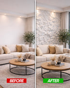 Iceberg Rock Stone Effect Wall Panels 120x60cm (47.24" x 23.62")