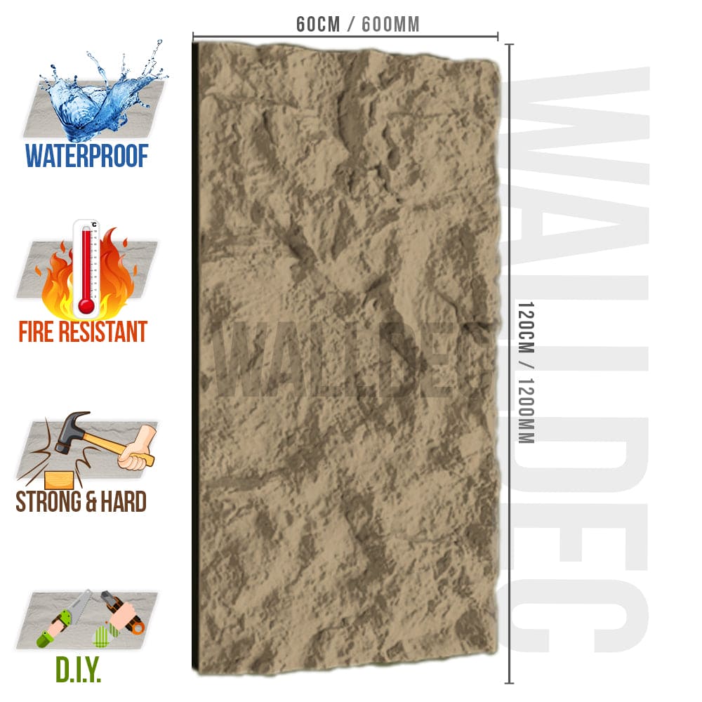 North Stone Rock Effect Wall Panels 120x60cm