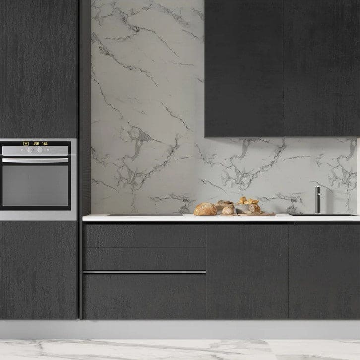 Carrara Marble Effect Wall Panel (244 x 122 cm)