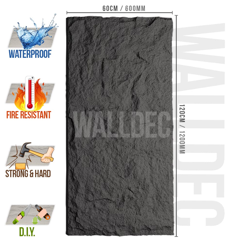 Castle Stone Rock Effect Wall Panels 120x60cm
