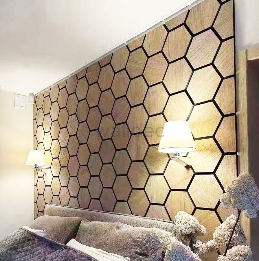 Hexagon Panel - Natural Aura (57 x 69.5 cm)