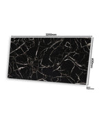 Midnight Dark – PVC Marble Effect Panel (120 x 60 cm | 3mm)