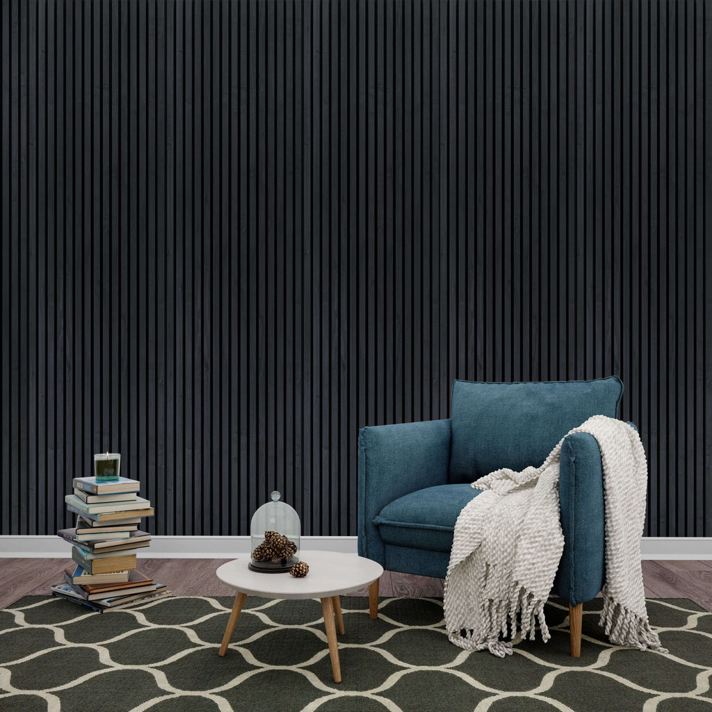 Charcoal Dark Wall Panel (240 x 60 cm)