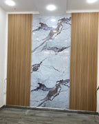 Luna White Marble Effect Wall Panel (244 x 122 cm)