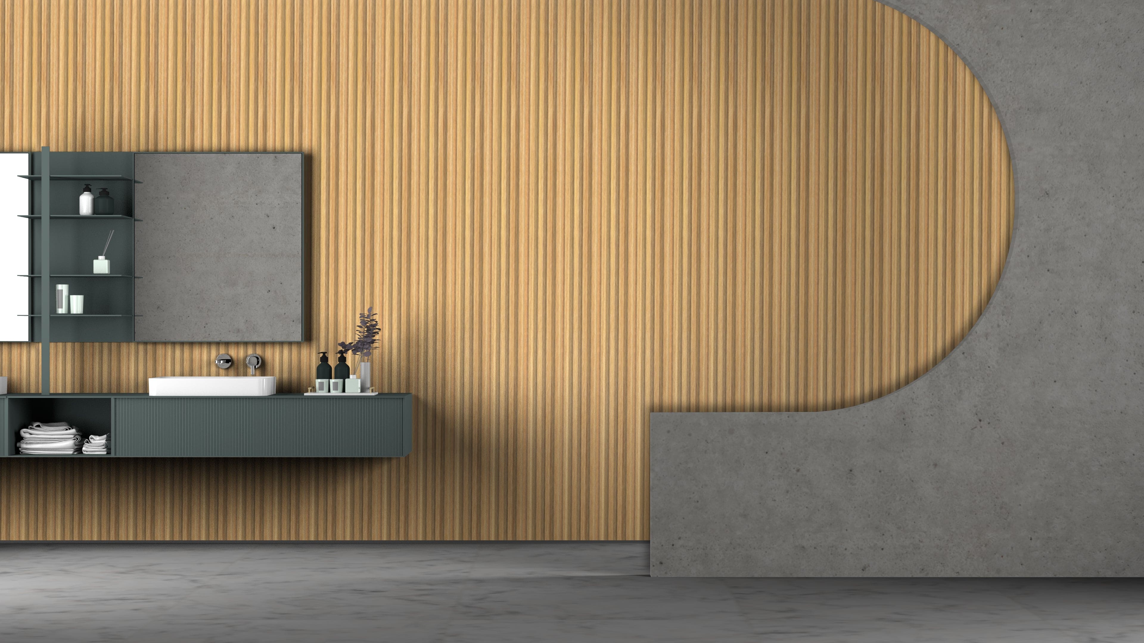 Lamin Oak Waterproof Panel (290 x 16.8 cm)