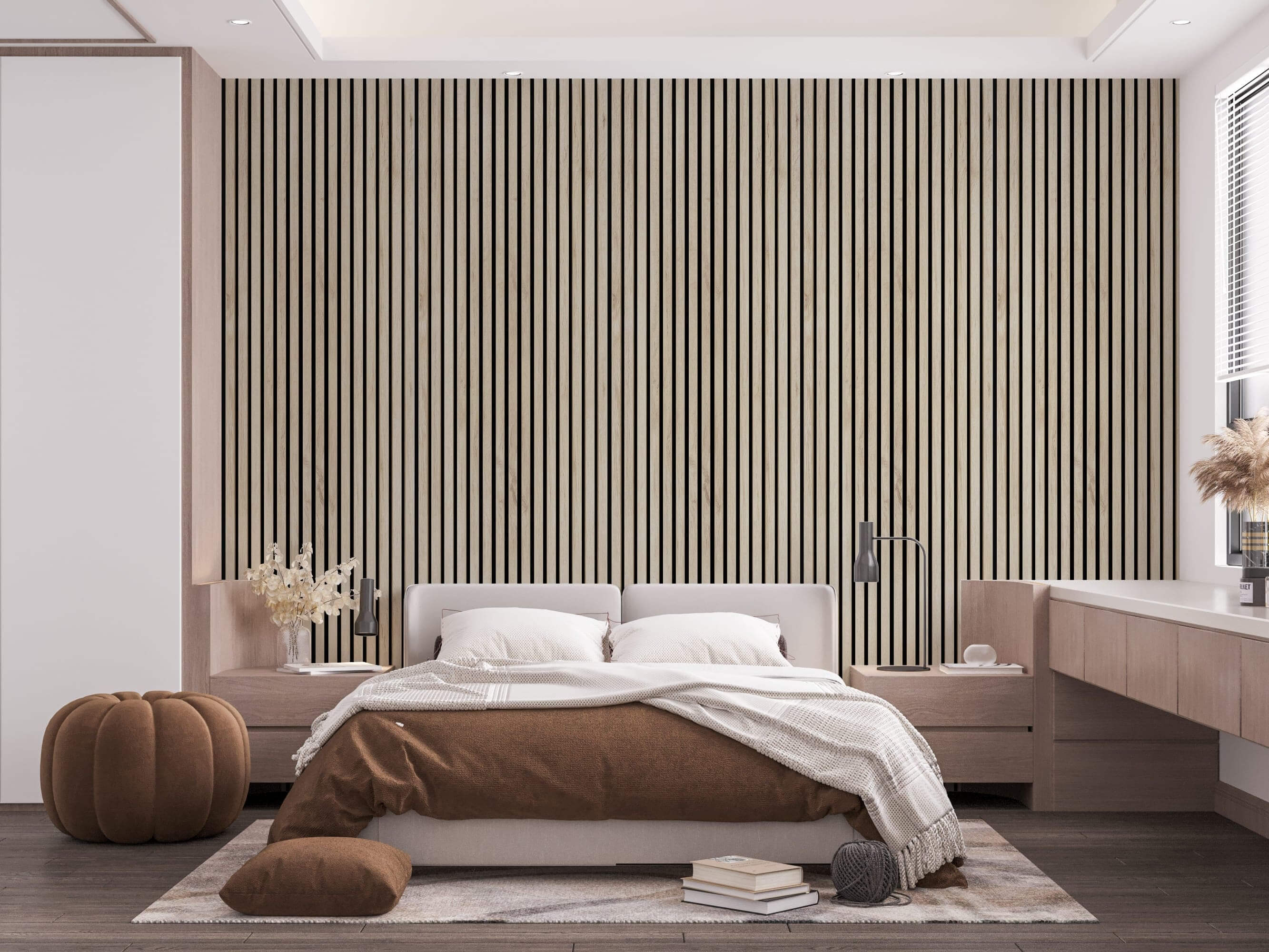 Arden Oak Acoustic Wall Panel (240 x 60 cm)