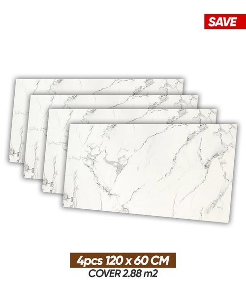 Carrara Marble Effect Wall Panels 120 x 60 cm