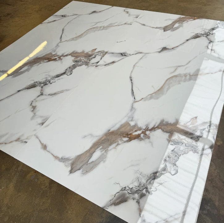 Mocha White – PVC Marble Effect Panel (120 x 60 cm | 3mm)