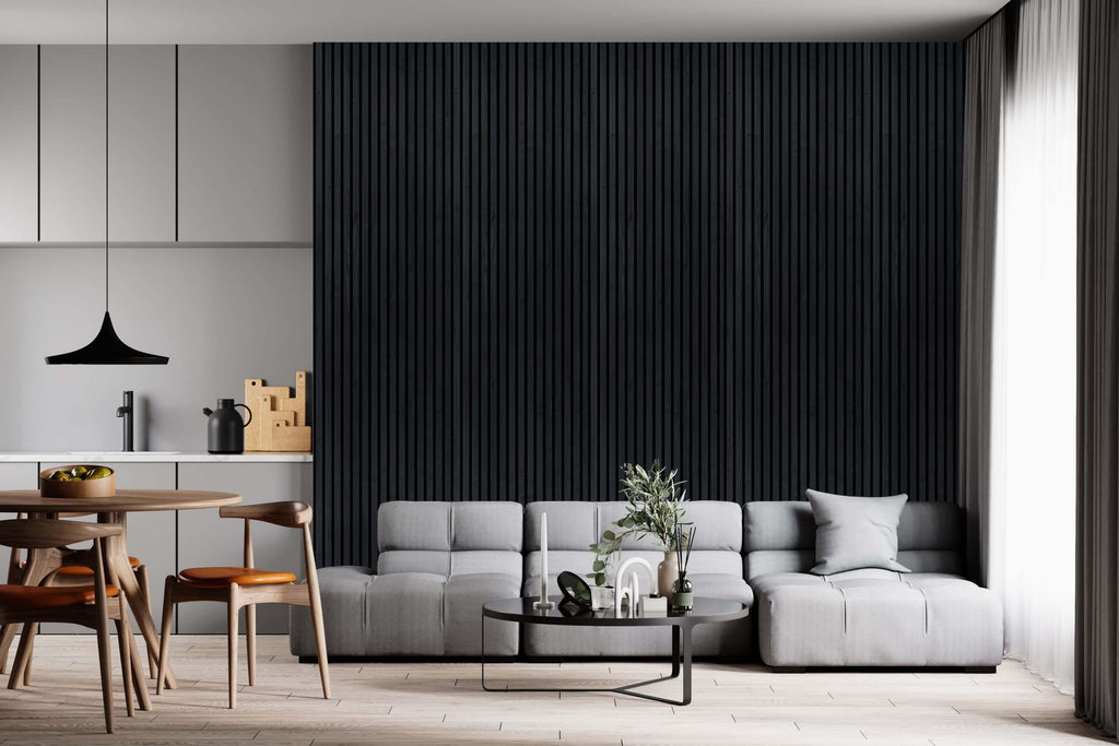 Charcoal Dark Wall Panel (240 x 60 cm)