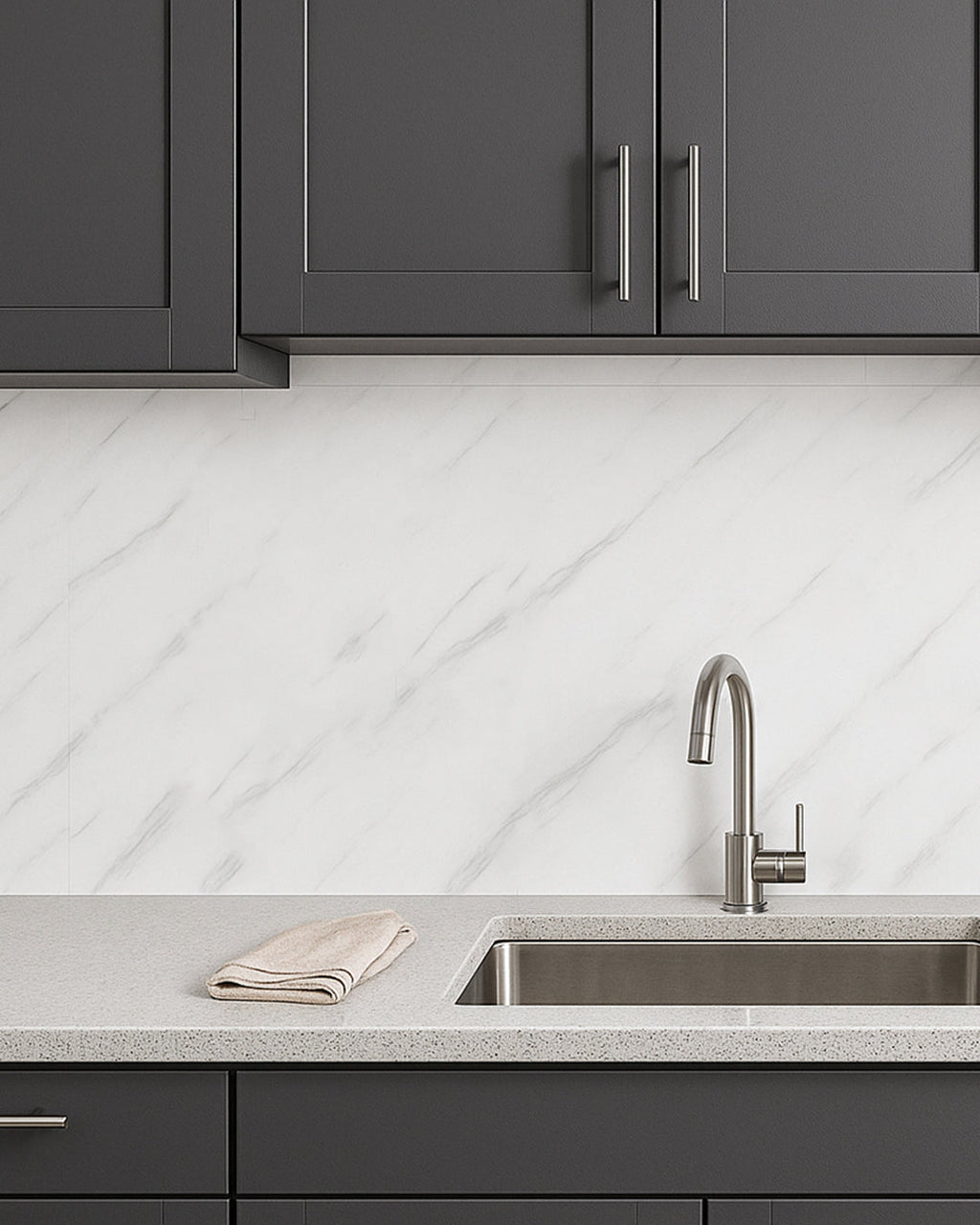 Pearl White – PVC Marble Effect Panel (120 x 60 cm | 3mm)