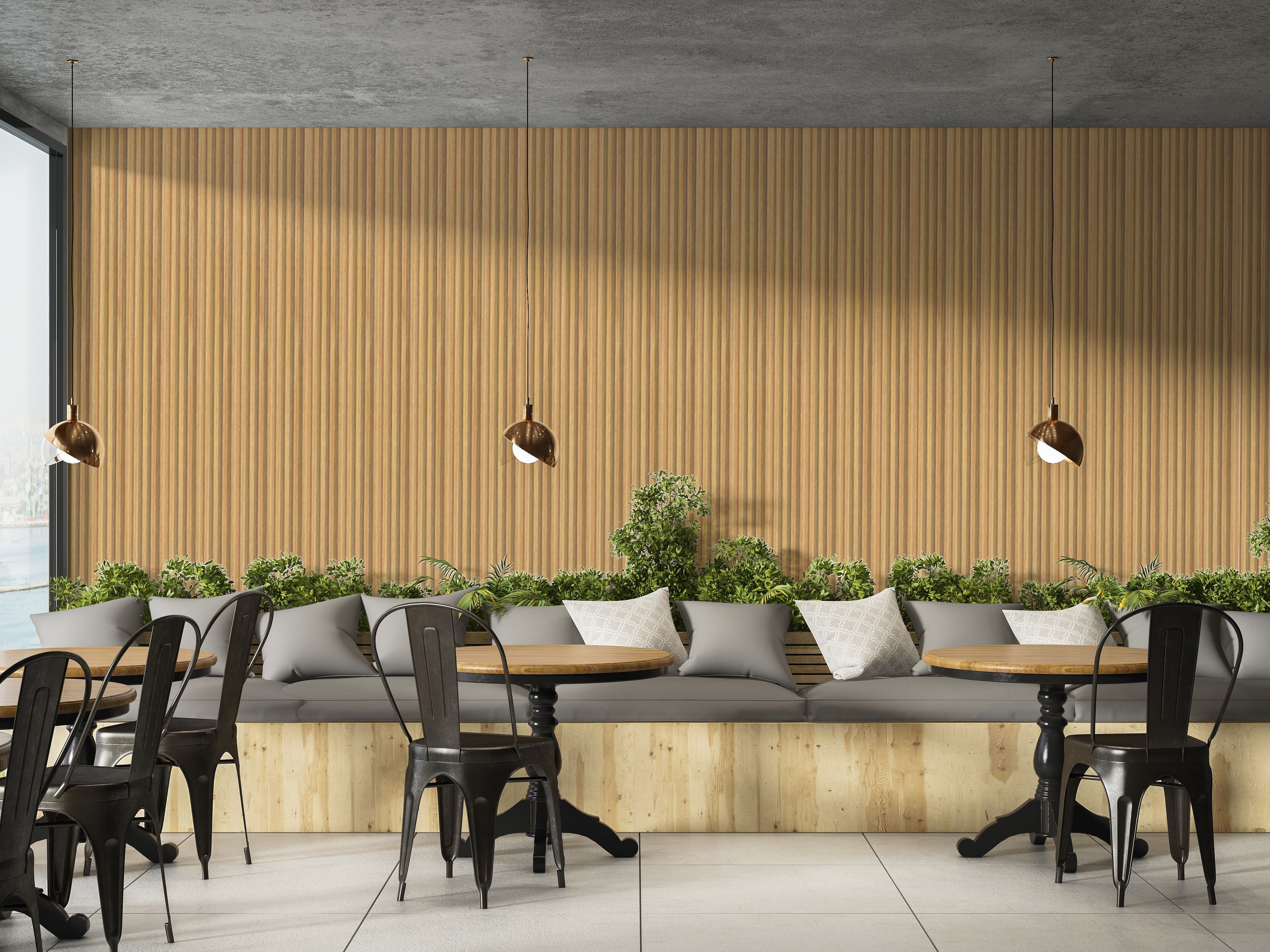 Lamin Oak Waterproof Panel (290 x 16.8 cm)