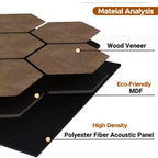 Hexagon Panel - Natural Aura (57 x 69.5 cm)
