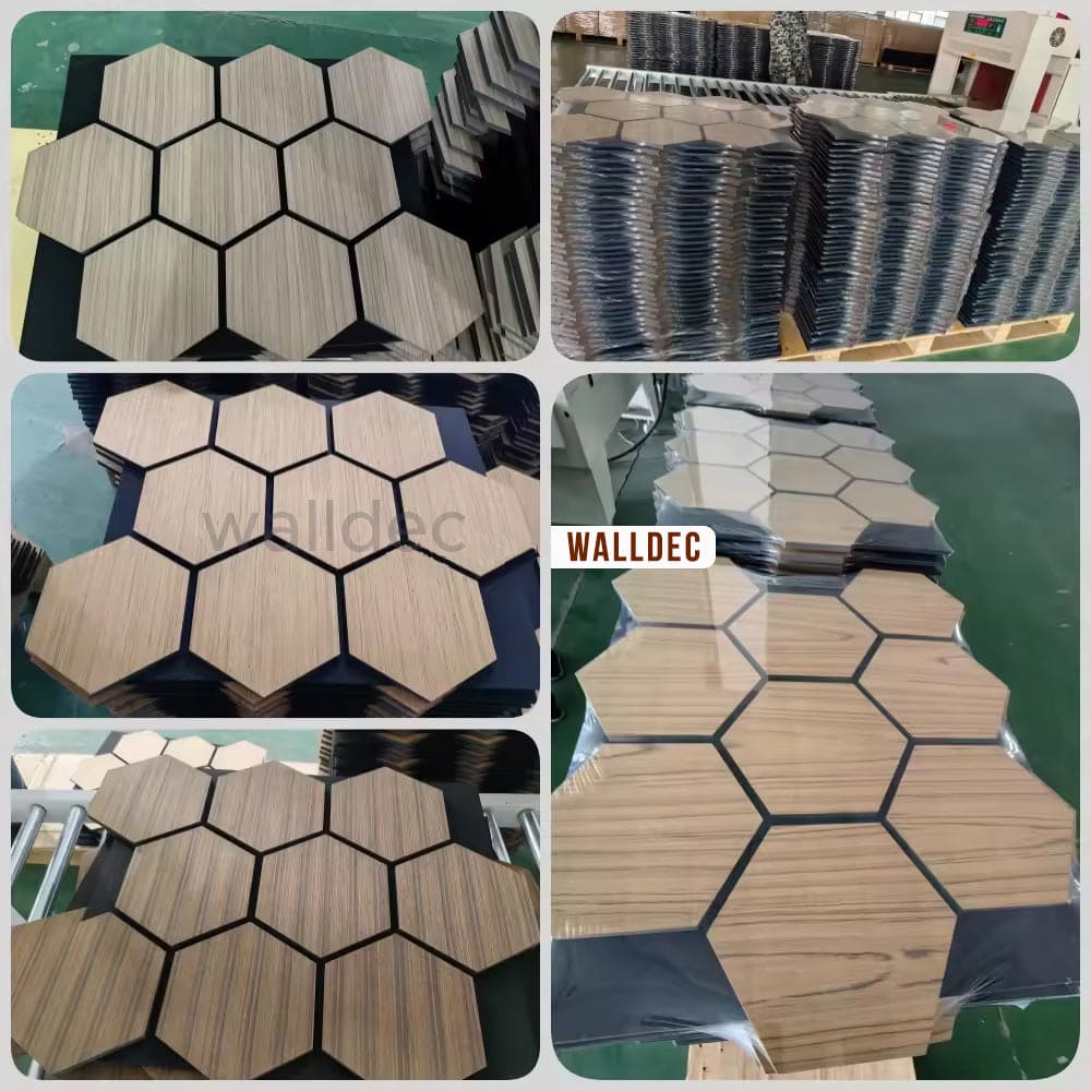 Hexagon Panel - Natural Aura (57 x 69.5 cm)