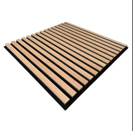 Mini Slat Wall Panel - Natural Oak (60 x 60 cm)