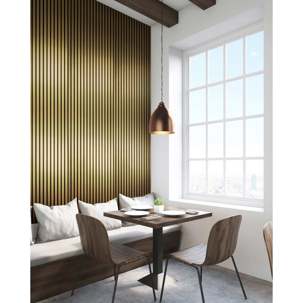 Golden Oak Wall Panel (240 x 60 cm)