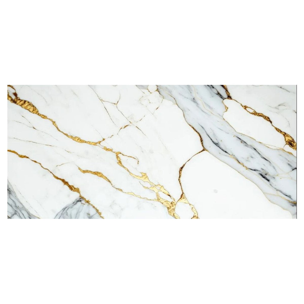Golden Aura Marble Effect Wall Panel (244 x 122 cm)