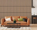 Mini Slat Wall Panel - Natural Oak (60 x 60 cm)