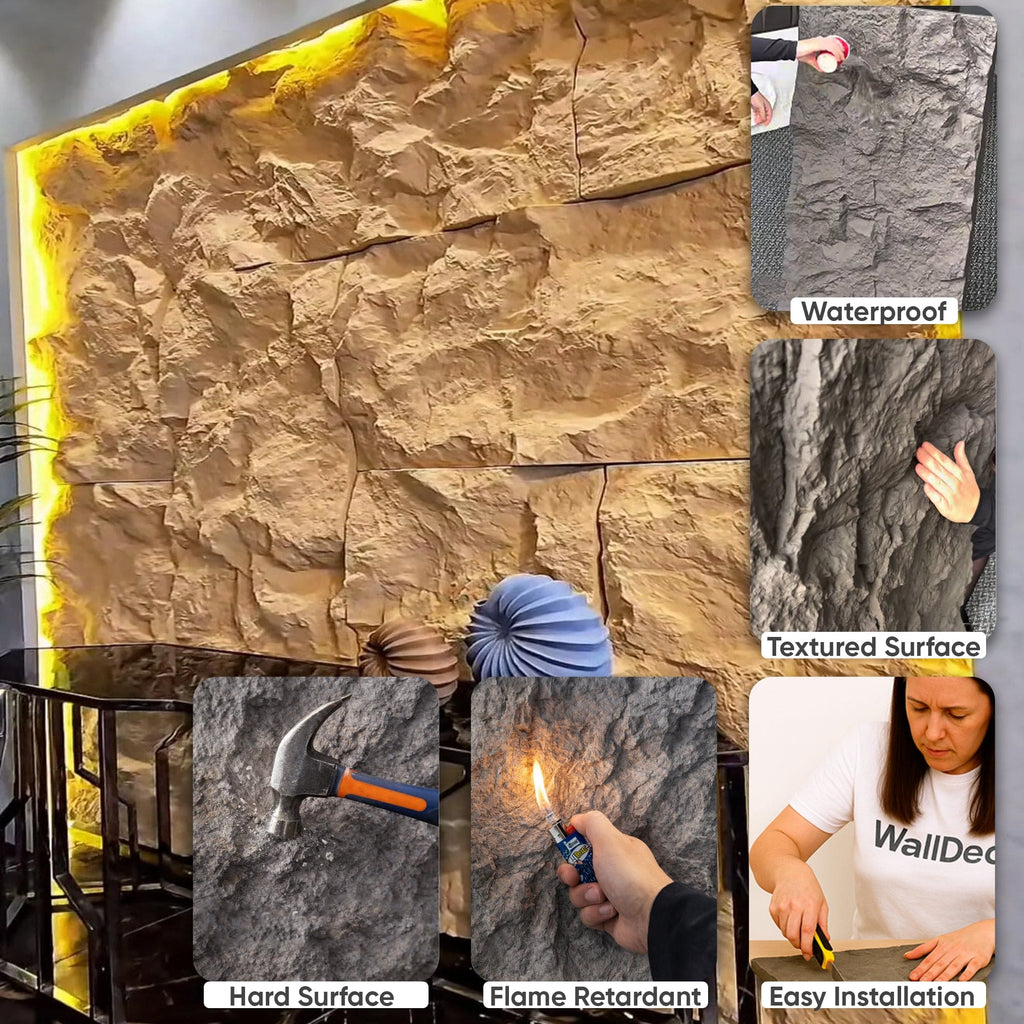 Slim Stonehenge Stone Effect Wall Panels 120x60cm