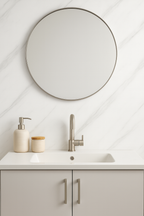Pearl White – PVC Marble Effect Panel (120 x 60 cm | 3mm)