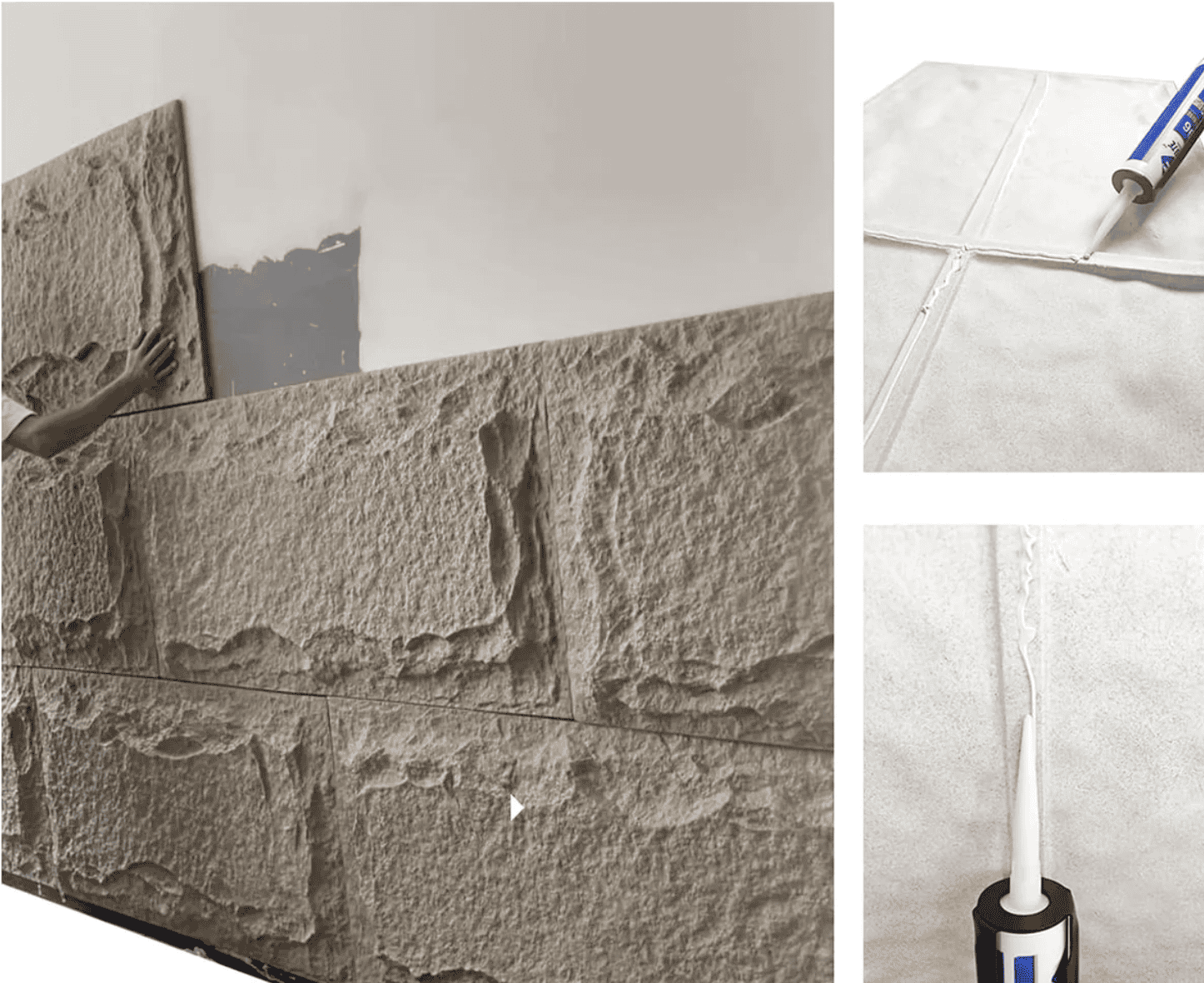 Hollywood Stone Effect Wall Panels 120 x 60 cm